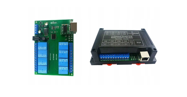 Kontroler Przekaźnikowy Modbus TCP/IP RS485